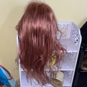 Elegant Rose Gold Women's Wig